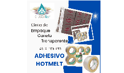 Cinta para empaque hotmelt transparente Tuck 