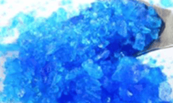 Sulfato de cobre cristalizado