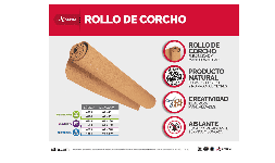 Rollos de corcho 100% natural