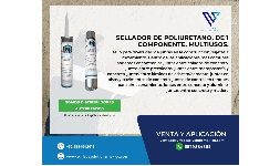 Sellador de Poliuretano para Juntas, Fisuras y Grietas