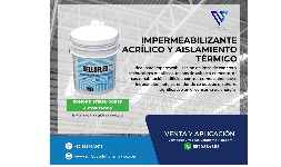Impermeabilizante con aislante térmico 5 años