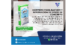 Bacheo de piso de concreto