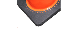 Conos viales con cinta reflejante 45 cm