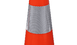 Conos viales con cinta reflejante 45 cm