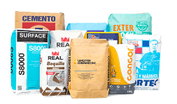 Sacos para envasar cemento fondo sencillo