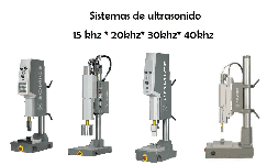 Equipo de ultrasonidos para sellar