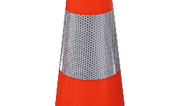 Conos viales con cinta reflejante 90 cm