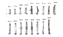 Alfileres de seguridad de hierro