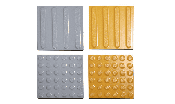 Piso para invidentes uso rudo