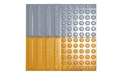 Piso para invidentes uso rudo