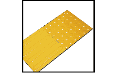 Piso para invidentes uso rudo