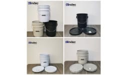 Cubetas industriales hdpe reciclado color blancas