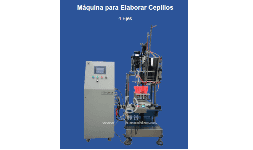 Maquinas para cepillos y escobas 4 ejes