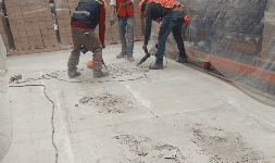 Reparación de pisos con baches