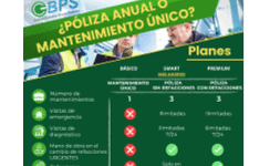 Plantas de emergencia diésel para servicios de mantenimiento 