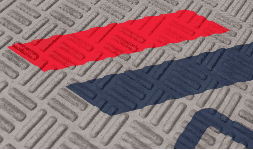 Tapetes para campañas publicitarias de oblongos con base de hule