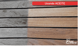 Aceite de teca protección de madera en exteriores 