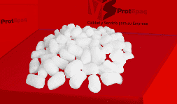 Cacahuate biodegradable para empaque amigable con el medio ambiente