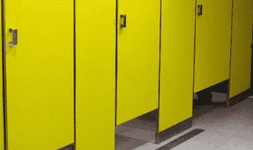Mampara para baños publicos Sanimodul