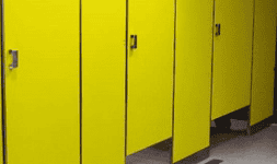 Mamparas para baño publico Sanimodul