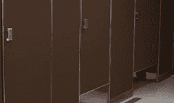 Mampara para baño publico Sanimodul