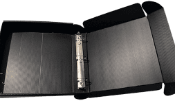 Folders de plastico con broche