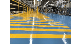 Instalación de pisos epóxicos para la industria