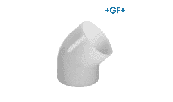 Conexiones termoplasticas Codo 45° PVDF