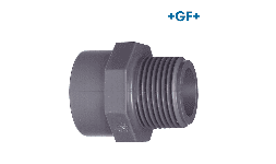 Conexiones de pvc Adaptador Macho