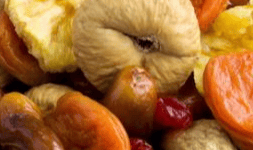 Frutas deshidratadas en polvo