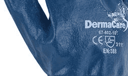 Guantes de nitrilo para protección industrial
