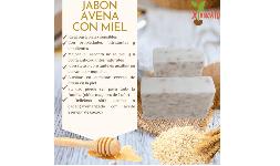 Jabones artesanales avena con miel y vitamina E