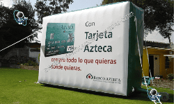Carteleras inflables publicitarias completamente planas