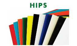 HIPS poliestireno de alto impacto
