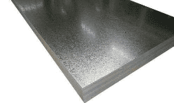 Lamina galvanizada para construcción o para la industria