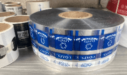 Etiquetas a prueba de agua bopp metalizado brillante