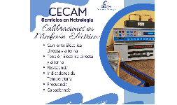 Calibración en Medición en la Magnitud Eléctrica CECAM