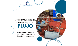 Calibración Certificada en Flujo