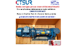 Bombas centrifugas Vortex