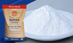 Oxido de zinc comercial en saco de 25 Kg