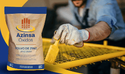 Polvo de zinc para pinturas en sacos de 25 kg
