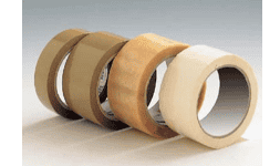 Cinta canela transparente impresa