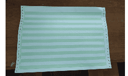 Papel pautado en forma continua
