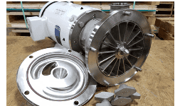 Bomba centrifuga de acero inoxidable, sanitaria con certificación y CIP