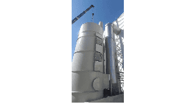 Lavadores de gases industriales en polipropileno de alta densidad
