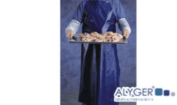 Mandil reutilizable para el manejo de alimentos