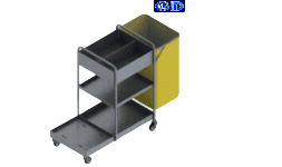 Carros de servicio de acero inoxidable para hospitales y cocinas industriales