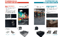 Pavimentos para gimnasio POWERSHOCK 80