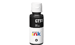 Tintas para impresoras GT51 Tinta HP Negra Compatible Nueva Star Ink 90ml