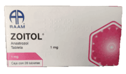 Anastrozol 1 mg con 28 tabletas costo de